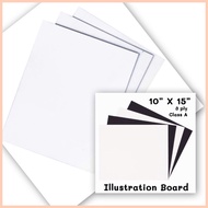 ☌ ❀ ☍ Illustration Board 10 X 15 2PLY illustration board black/white board