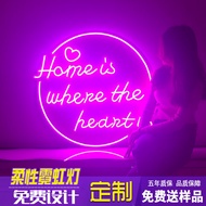 LED Advertising Signboard logo Letter Making Flexible Neon Light Luminous Characters Customized Faca