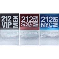 Carolina Herrera 212 Nyc Men & 212 Vip Men & 212 Sexy Mens 20ml Gift Set