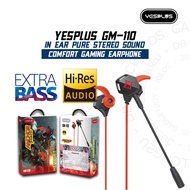 YESPLUS GM-110 ANCHOR GAMES HEADSET / 2 MIC / 4D PRUE SOUND / NOISE REDUCTION / SUPER BASS / 2 MIC /