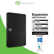 Seagate EXPANSION External Harddisk 1tb/2tb USB 3.0 2.5" ฮาร์ดดิสพกพา hdd external ที่เก็บข้อมูลแบบพกพา รับประกัน 3 ป