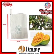 Pembalut Pelam Buah Putih Berlilin Sarung buah Fruit Cover Mango Bag 20*28cm