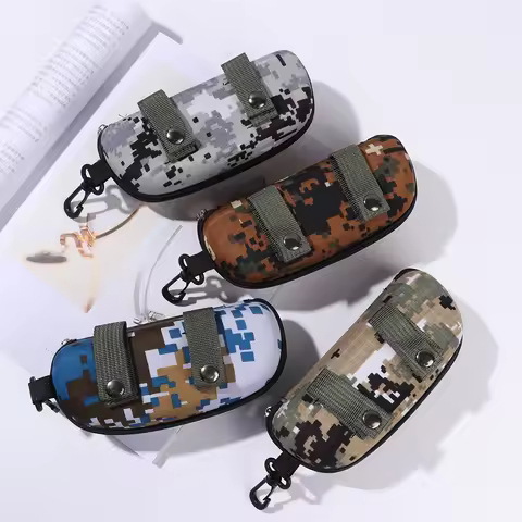 1Pc Fashion EVA Glasses Box Unisex Zipper Box Travel Portable Waterproof Glasses Case Sunglasses Cas