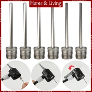 AOTO 3 6pcs Balls Pumps Inflation Needle Stainless Steel Air Pumps Needle for Blowing Up Football Ba