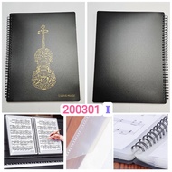 （200301--音樂圖案不反光20頁A4 資料樂譜夾 Folder
