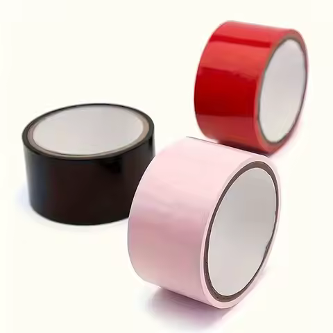 BDSM Bondage Tape PVC Inviscid Binding Tape Electrostatic Static Adsorption Duct Tape Bondage Restra