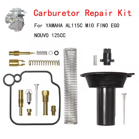 Carburetor Repair Kit For 115cc 125cc Scooter AL115C MIO FINO EGO NOUVO Replacement Parts