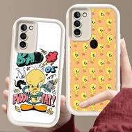 Casing for Samsung A10 M21 A20S A50s A21S A7 A30s M30S A50 A30 A10S A20 A11 Soft White E97 Tweety