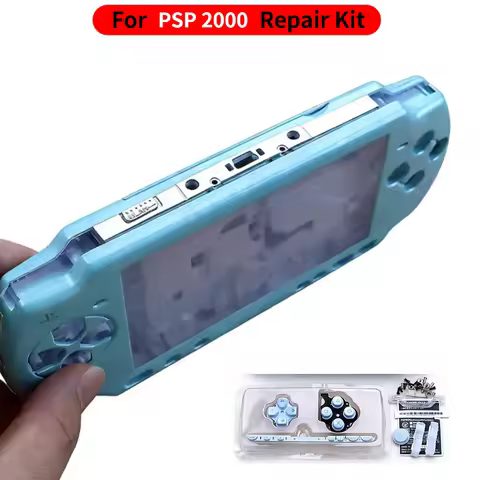 Complete Replacement Housing Shell For PSP 2000, Full Housing Case With Buttons Screws Precise Hole