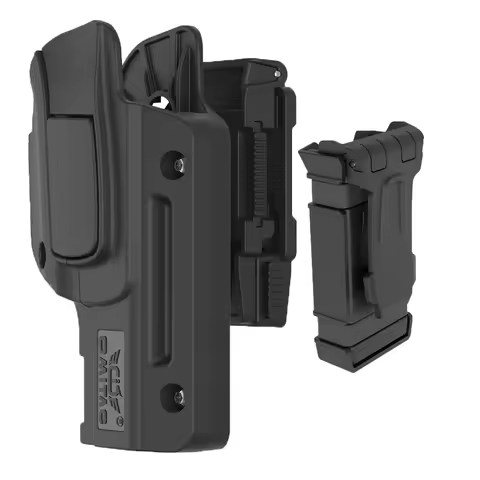 360 Degrees Adjustable OWB Glock17 Holster G17 Gen5 Gun Holster Men Universal Single Magazine Pouch