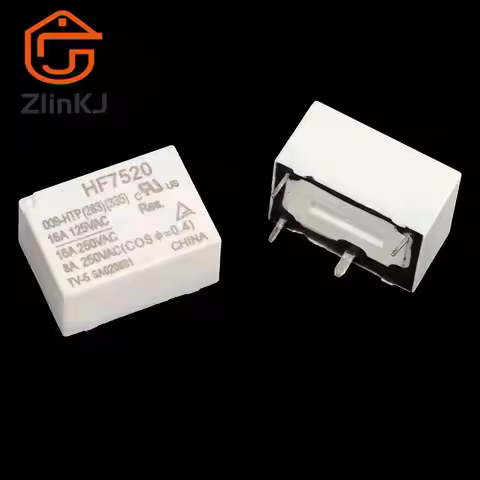 1Pc HF7520 009-HTP 10A 16A 4pin Relay 4 Pin Constant Temperature Electric Heating Kettle Relay Repla