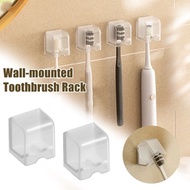 Space-saving Electric Toothbrush Holder with Lid Wall Mounted Waterproof Rack Creative Dustproof Too