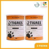 Biogreen O'Tigres Organic Sugar Free Black Bean Powder (650g x 2) - Twin Pack