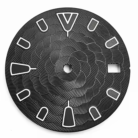 28.5mm Watch Dial For NH34 NH35 NH35A With Date Window Watch Faces Fit 3.0 o'clock 3.8 o'clock 4.2 o