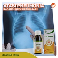 Obat Alternatif PNEUMONIA Infeksi Radang Paru-paru | Licasma 160g Original Halal BPOM