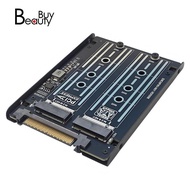 2 in 1 M.2 M-KEY NVME PCI-E4. 0 Gen4 M.2 B-Key  6Gbps Dual SSD to SFF-8639 U.2 Adapter Card with Fra