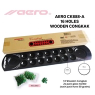 (1UNIT) AERO CK888-A Wooden Congkak [16 Holes] X 1UNIT