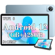 Tablet Android 12 Tab 8 WiFi Tablets 10 Inch 7GB RAM+128GB/1TB ROM Quad Core Processor 6580mAh 8+13M