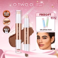 O.TWO.O 3D Contour Stick 2 in 1 Highlighter & Contourter 4 Colors Tongkat Kontur 3D