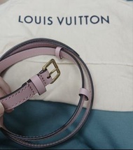 Louis Vuitton 皮帶 pink 正貨