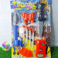 CHILDREN'S TOY ARMY PLAY SET MILITARY FIGURE ARMY SET /