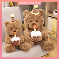 40/50cm Cake Bear Plush Toy Kids Children Birthday Cartoon Cute Plushie Doll Valentine's Day Teddy B