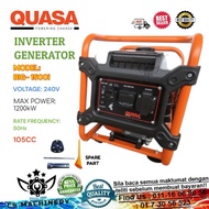 QUASA 🔥 BIG-1500Ii 1.2kW MAX 4-STROKE PETROL INVERTER GENERATOR