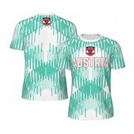 Austria Flag Football T Shirts For Men Fashion Summer National Emblem 3D Printed Jersey Casual Quick