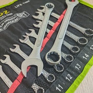 Veloz Combination Spanner Set - Wrench 11-Piece Spanner Set 8-24Mm