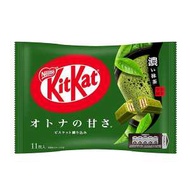Nestle雀巢kitkat奇巧 威化餅乾巧克力 微甜 濃厚抹茶 11塊 保質期至：2025-06-01