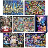 日本迪士尼 Disney Puzzle 砌圖 拼圖Tenyo迪士尼迪士尼鐳射閃光拼圖公主米奇1000塊玩具