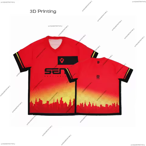 Valorant Sentinels Esports Limited Edition Jersey Tshirt Game Men Summer Sports Short-sleeved Shirt 
