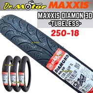 MAXXIS DIAMOND 250-18 Tubeless MA3D 250 18 Tayar Tyre Tiub Tube RXZ GTO AR80 AR125 EX5 Maxis Sotong 