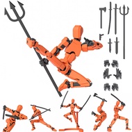 PkghoKids T13 Action Figure 3D Printed Multi-Jointed Movable T13 Lucky 13 Dummy 13 Nova 13 Robot 13