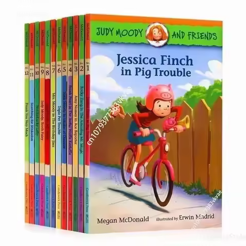 12-Volume Stranger Things Little Judy Series and Her Companions Full-Color Chapter Bridge Book Engli