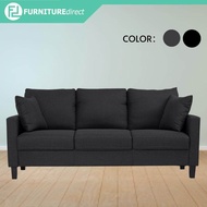 Furniture Direct STAREX 3 Seater Fabric Sofa Eco leather PU cover sofa Scandic sofa