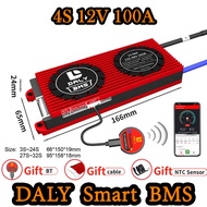BMS ของแท้จากโรงงาน Daly บอร์ด BMS 4S/7S/8S/16S สำหรับแบตเตอรี่ LiFePo4 (3.2v) พร้อมสายแพร พร้อมส่งจ