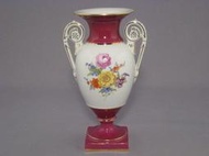 麥森 Meissen Vase 麥森彩繪花瓶