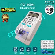 Effice Depot - CW-500 & CW-500M CHECK WRITER / CW500 & CW500M CHEQUE PRINTER