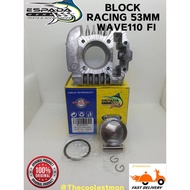🔥READY STOCK❗️ Espada Racing Block WAVE110 FI / WAVE DASH 2 FI/DASH FI/EX5 DREAM 110 FI (53mm/56mm)