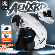 AENXRD TISI หมวกกันน็อค แว่น2ชั้น หมวกกันน็อคเต็มใบ สามารถเปิดคางได้ Motorcycle Helmet ปลอดภัย กันน้