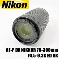 Nikon AF-P DX NIKKOR 70-300mm F4.5-6.3G ED VR Nikon F-mount Telephoto Lens, Used Camera