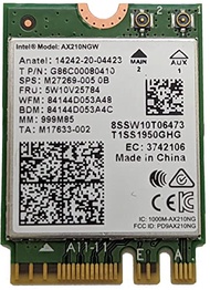 Intel Wireless AX210NGW (GIG+, AX200後継) 【バルクキット簡易包装】Wi-Fi 6E Bluetooth 5.2 インテル ワイヤレスカード WLAN