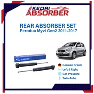 SACHS Shock Absorber Rear Set PERODUA MYVI GEN2 (2011-2017)