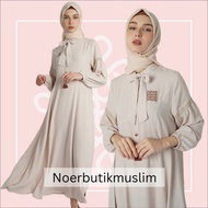 Hikmat fashion Original D6344, Abaya Hikmat D6344 Gamis Lebaran