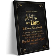 Isaiah 40 31 Bible Verse Wall Art Scripture Poster Prayer Wall Decorative Artwork For Kitchen Painti