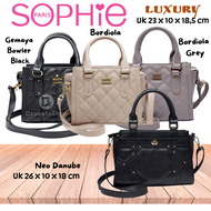 Tas Jinjing Wanita Sophie Martin Paris Bordiola Grey Danube Gemaya Bowler Hitam Promo Terbaru 2025 K