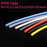 0.5mm 1mm 1.58mm 2mm 2.5mm 3mm 4mm 4.35mm 5mm PTFE Tube For 3D Printer Parts Pipe J-head