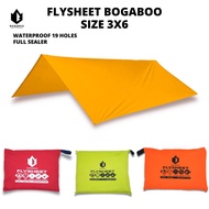 Can Flysheet Ultralight 3x6 M BOGABOO Waterproof Full Sealed 19 Holes - Flysheet
