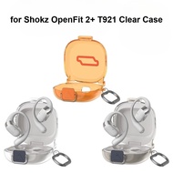 for Shokz OpenFit 2+ T921 Case Clear PC Protective Case Suitable for Shokz OpenFit 2+ Shockproof She